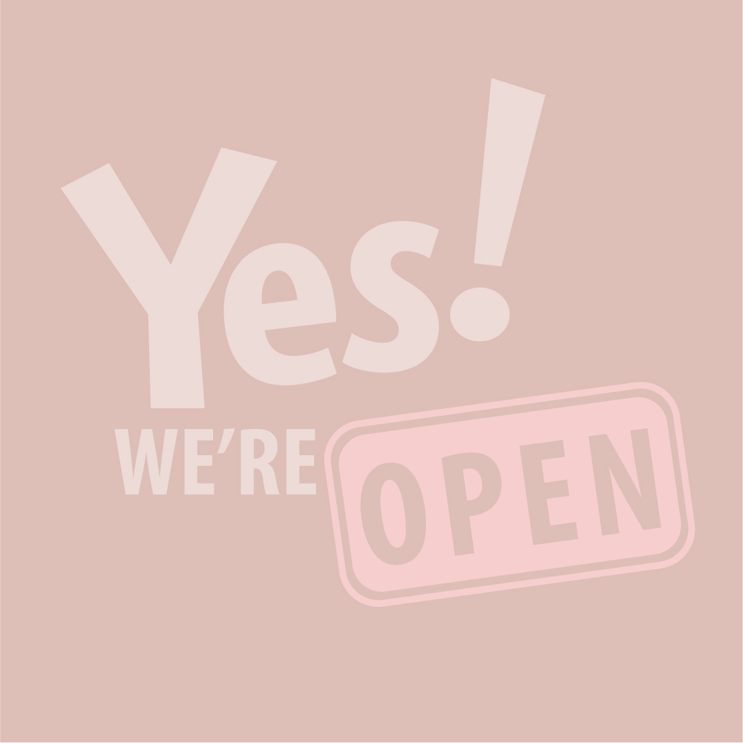 We Are Open!